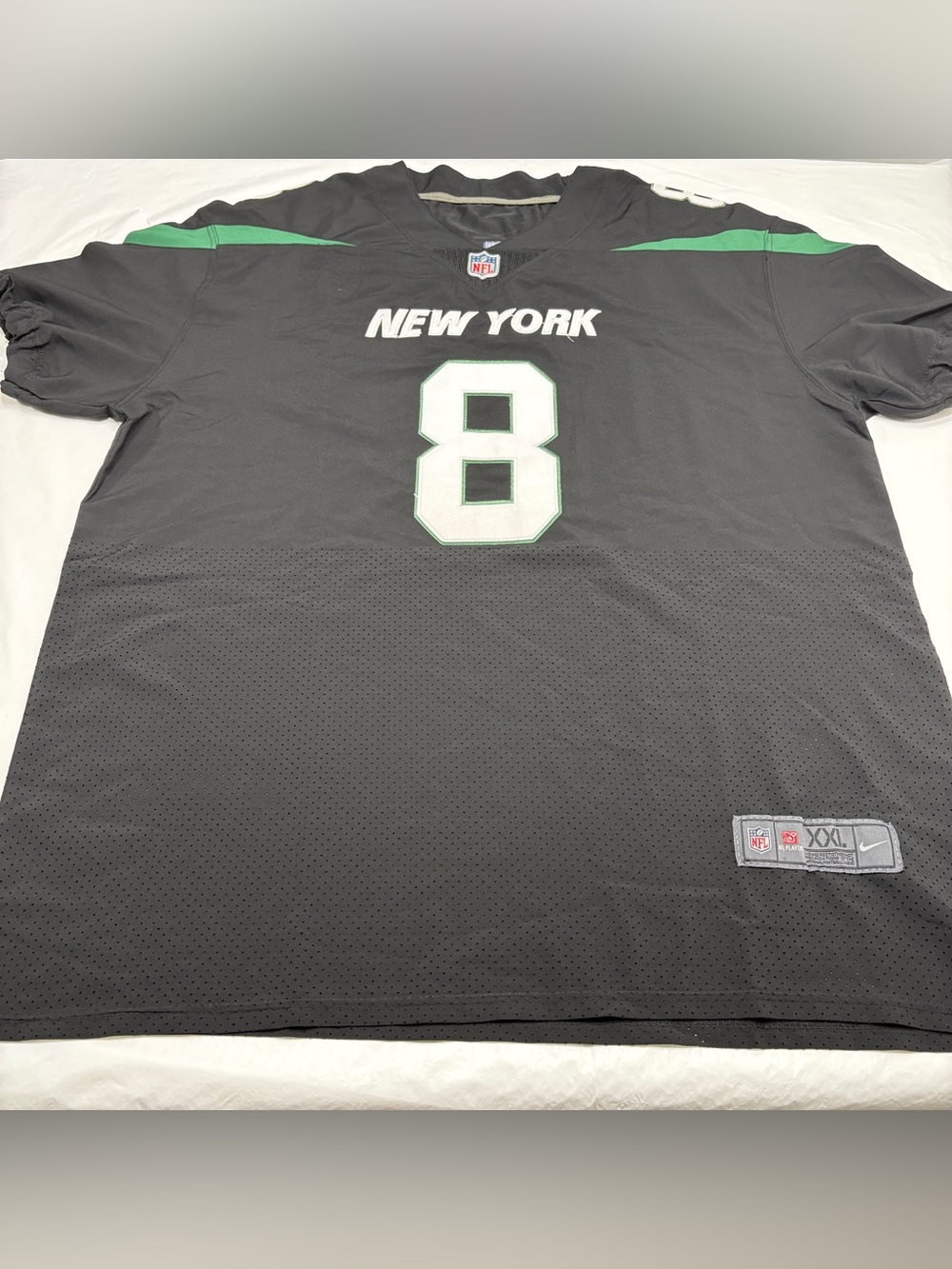 Nike NFL New York Jets Aaron Rodgers #8 Black Jersey Men’s XXL